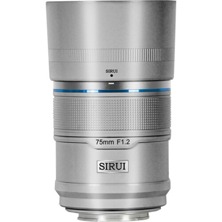 Объектив Sirui Sniper 75 мм F/1.2 (Sony E, Серебристый)