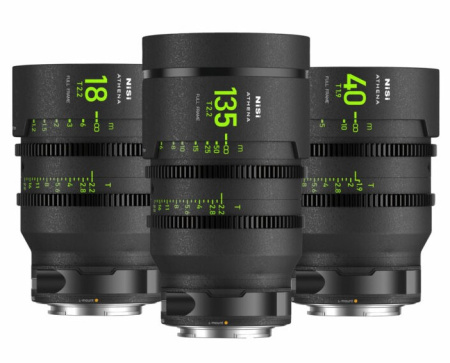 Комплект объективов NiSi ATHENA PRIME ADD-ON Kit 18/40/135 мм L-Mount