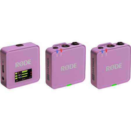 Петличная радиосистема RODE Wireless GO III (GEN3) (MC30) (WIGOGEN3LIL Лиловый)