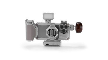 Комплект Tilta TK-IP15-PMD Khronos для iPhone 15 Pro Max Ultimate с аккумулятором (Титатновый белый)