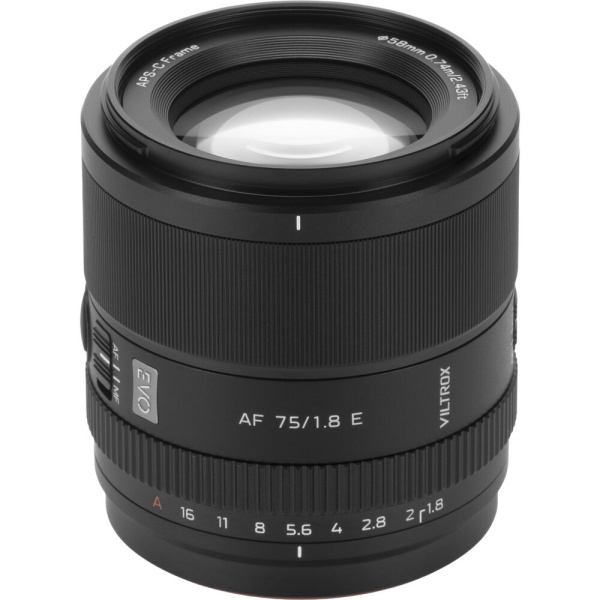 Объектив Viltrox AF 75 мм f/1.8 EVO Sony E