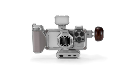 Комплект Tilta TK-IP15-PD Khronos для iPhone 15 Pro Ultimateс аккумулятором (Титатновый белый)