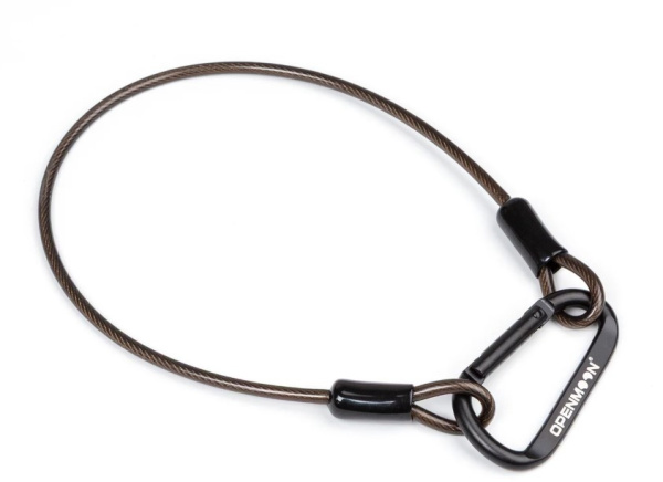 Трос OPENMOON Gaffer Tape Lanyard Stainless Steel (Черный OGS04)