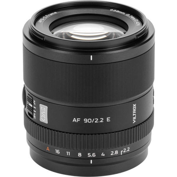 Объектив Viltrox 90 мм f/2.2 EVO AF Sony E