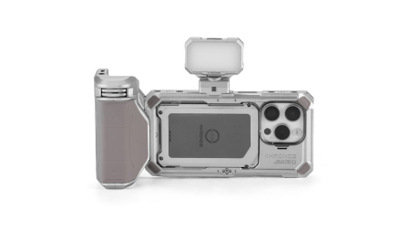 Комплект Tilta TK-IP15-PB Khronos для iPhone 15 Pro базовый с аккумулятором (Титатновый белый)
