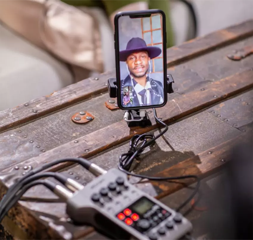 Применение аудиорекордера Zoom PodTrak P4