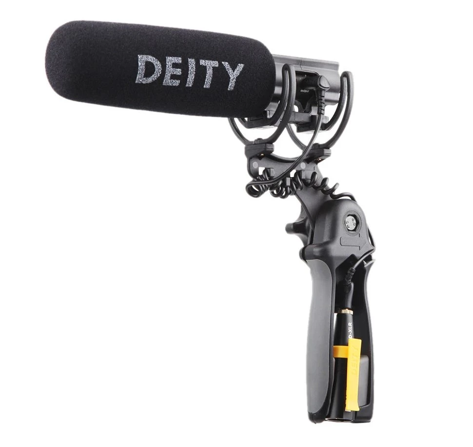 Применение аудиоадаптера Deity D-XLR с TRS 3.5 мм на XLR и поддержкой Plug-In Power