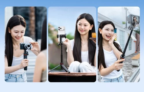 Применение штатива SmallRig 6479 VT-17 3-in-1 Multifunctional Travel Tripod