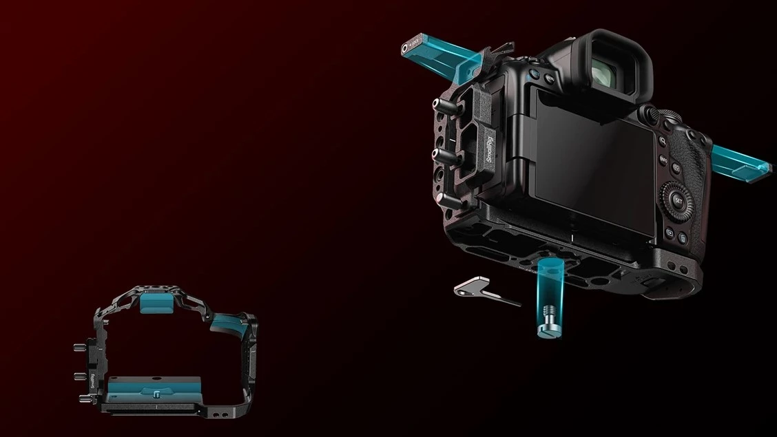 Применение клетки SmallRig 4977 HawkLock Quick Release для Canon EOS R5 Mark II