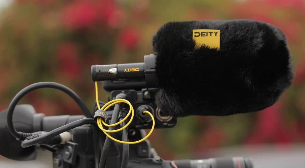 Применение ветрозащиты Deity W02 Deluxe для S-Mic 2S / S-Mic 3S