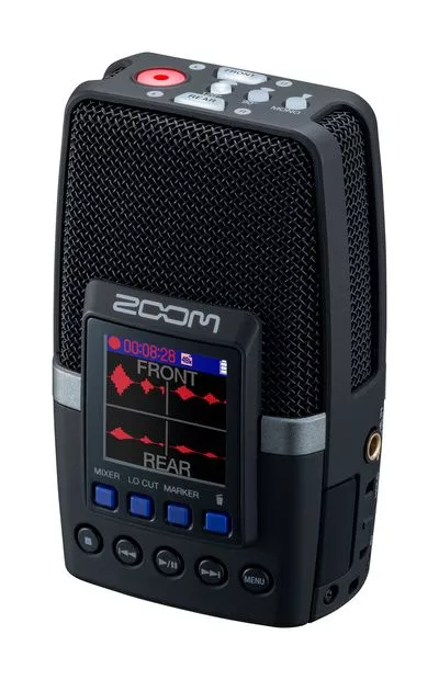 Крупный план аукордера Zoom H2essential