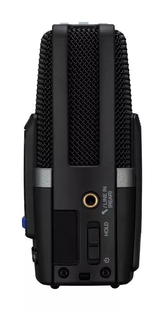 Вид сбоку аудиорекордера Zoom H2essential
