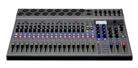 Крупный план микшера Zoom L-20 LiveTrak