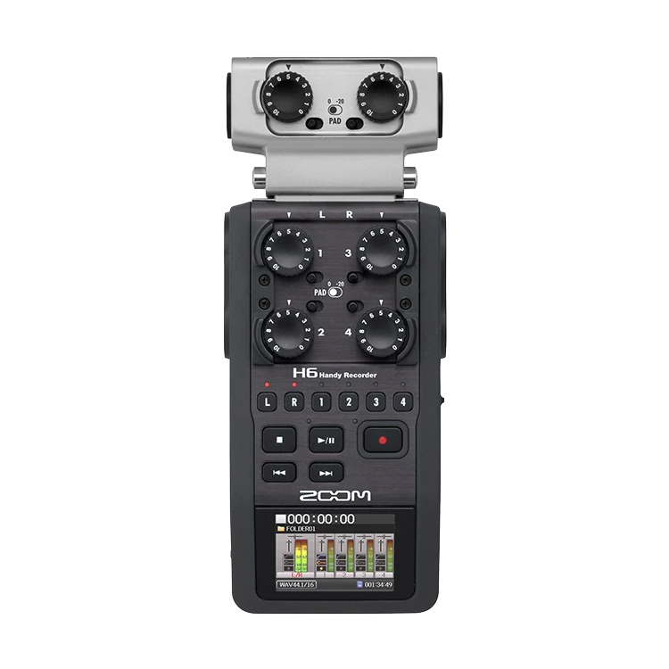 Применение двойного модуля ввода Zoom EXH-6 XLR / TRS для H5. H6. U-44. F1 / F8n