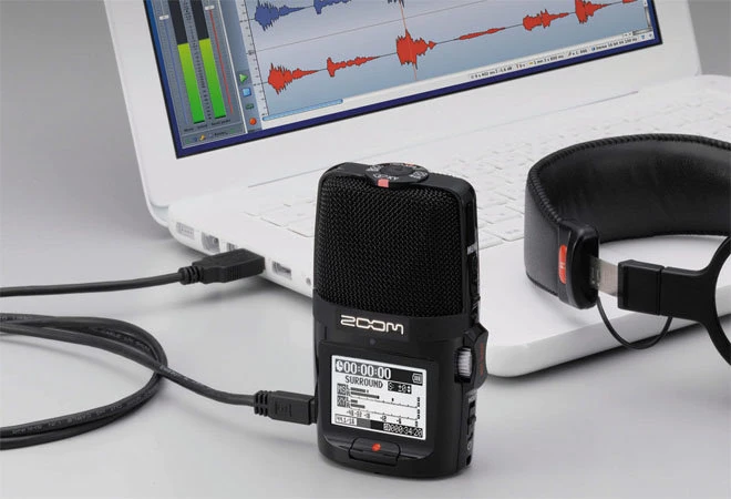 Применение аудиорекордера Zoom H2n
