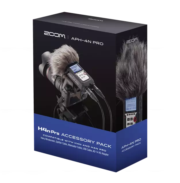 Упаковка комплекта аксессуаров Zoom APH-4nPro для рекордера H4n Pro