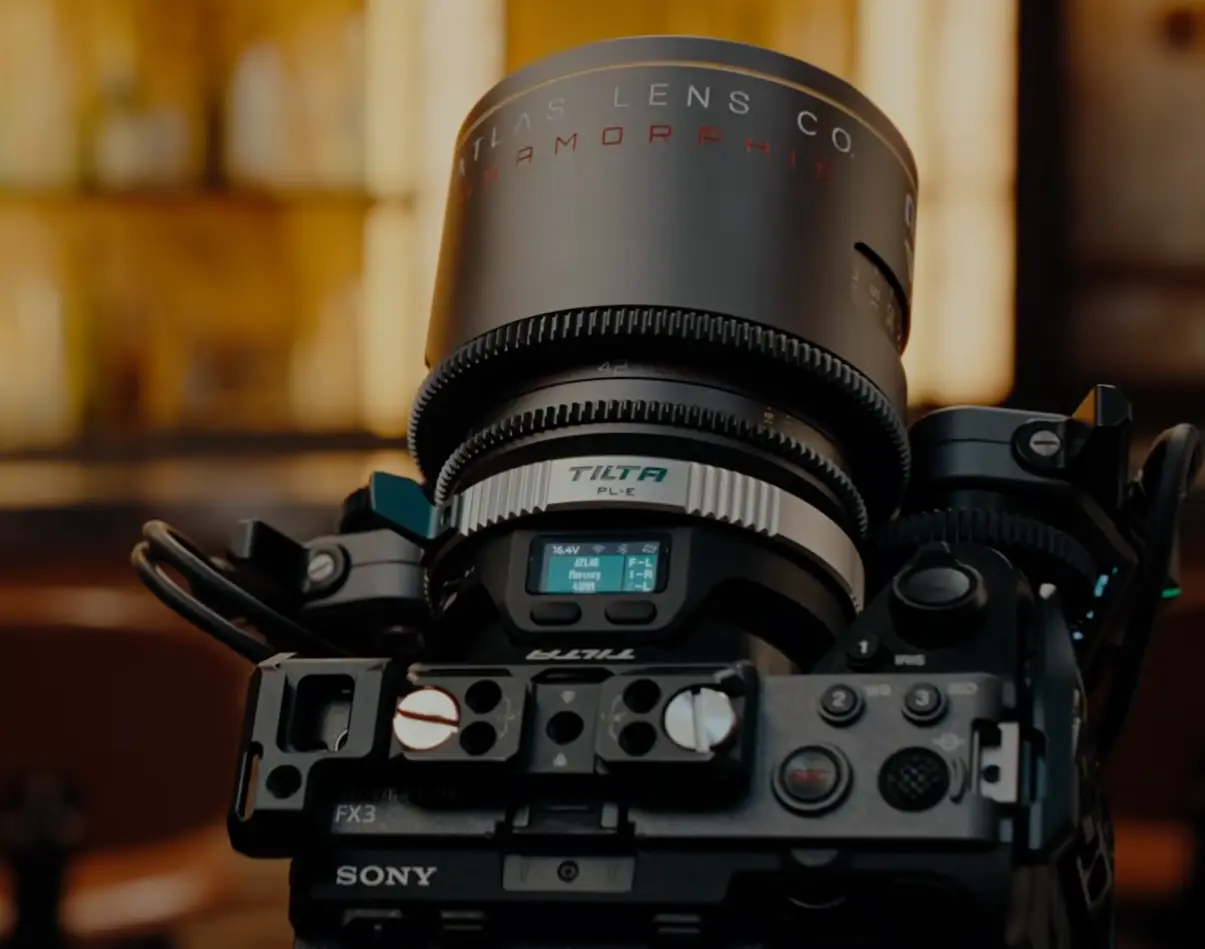 Nucleus Autofocus Adapter с объективом ATLAS Anamorphic