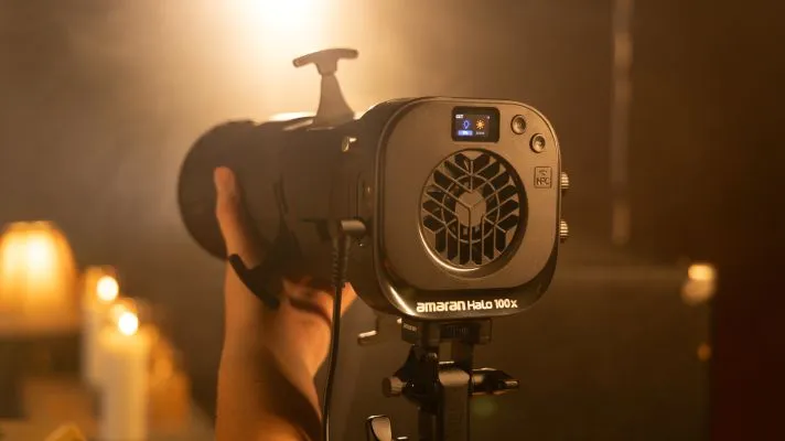 Осветитель Amran Halo 100x с насадкой Spotlight