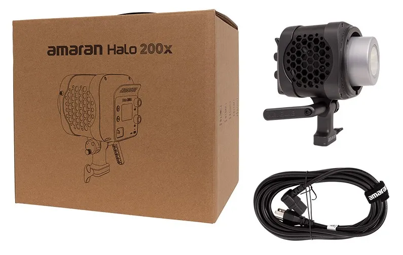 Комплектация осветителя Amaran Halo 200x