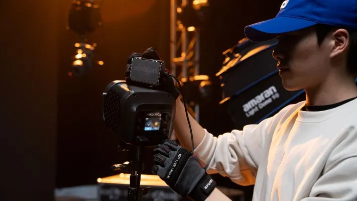 Amaran Halo 300x с DMX адаптером