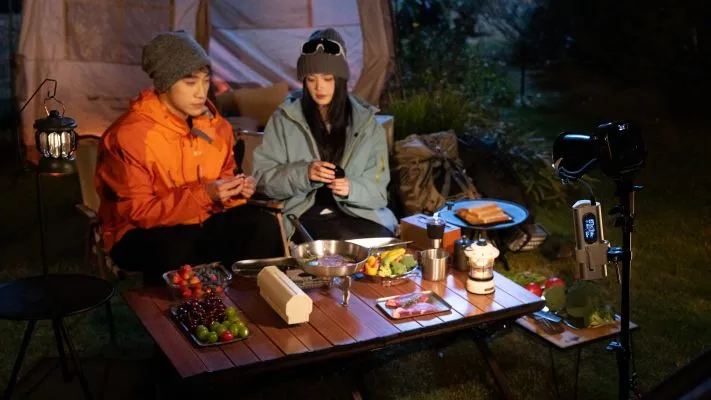 Amaran Halo 60x на натурной съемке