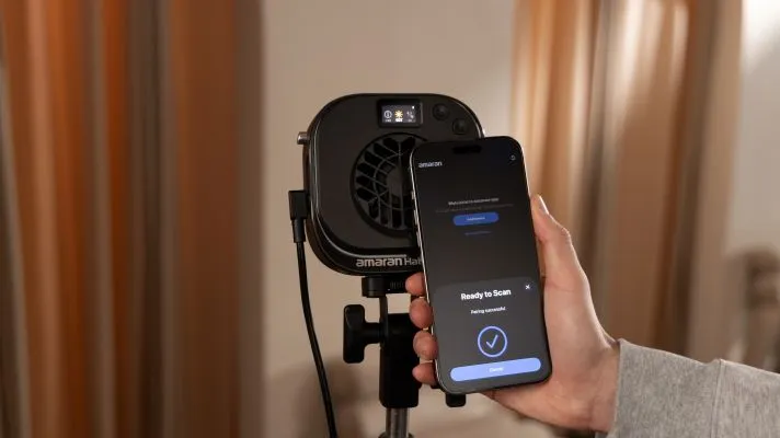 Amaran Halo 60x подключение к приложению через NFC