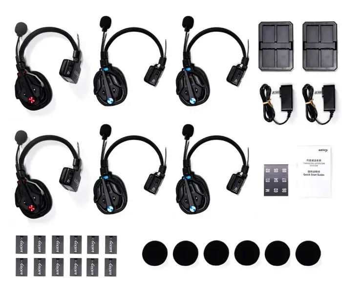 Комплектация гарнитуры Vaxis Transcom 6s