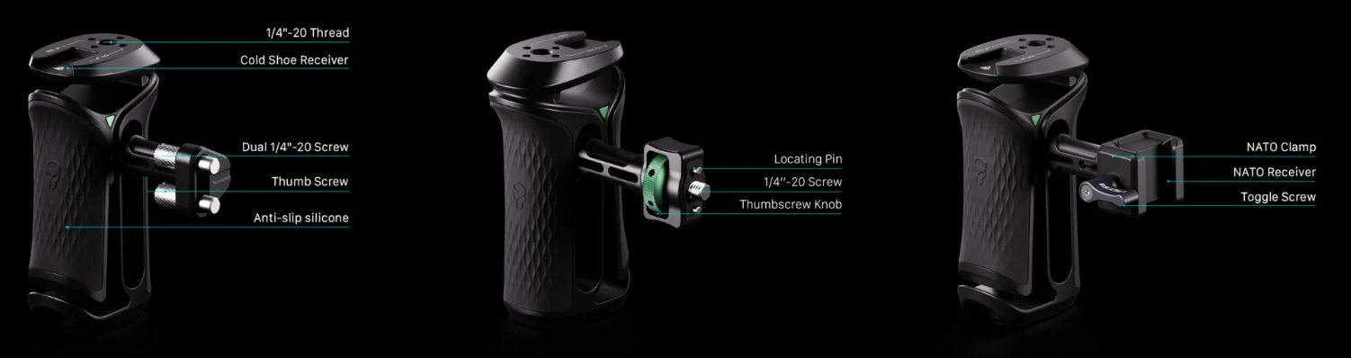 Боковая рукоятка Tilta TA-XSH3-B Xeno Side Handle NATO Mount_2