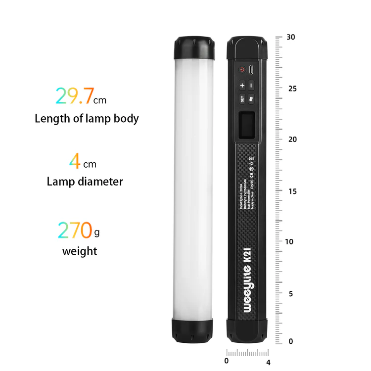 Светодиодная трубка Viltrox Weeylite K21_4